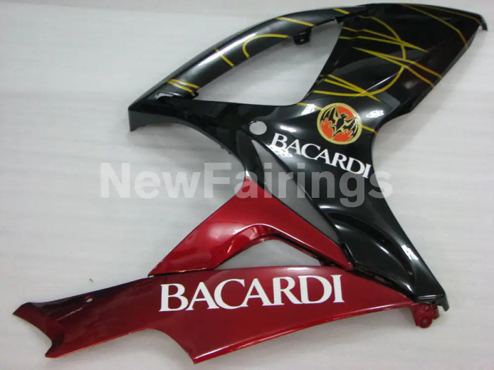 Black and Red BACARDI - GSX-R600 06-07 Fairing Kit -