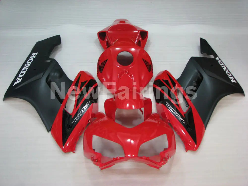 Black Red Factory Style - CBR1000RR 04-05 Fairing Kit -