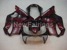 Laden Sie das Bild in den Galerie-Viewer, Black and Red Flame - CBR600 F4i 04-06 Fairing Kit -