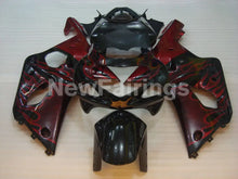 Laden Sie das Bild in den Galerie-Viewer, Black and Red Flame - GSX - R1000 00 - 02 Fairing Kit