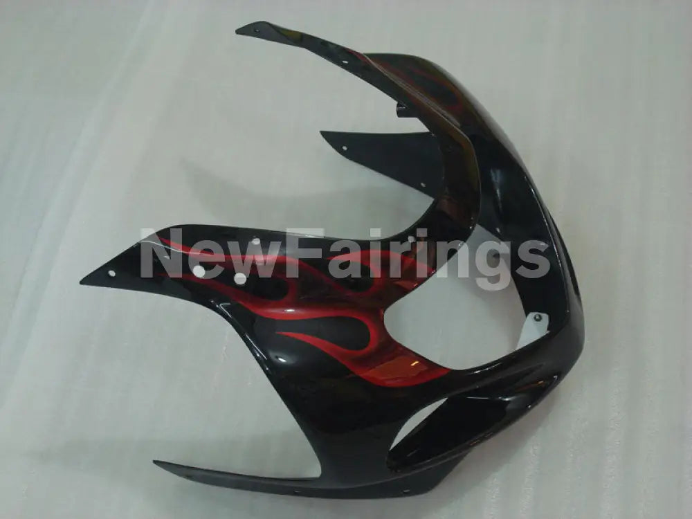 Black and Red Flame - GSX - R1000 00 - 02 Fairing Kit