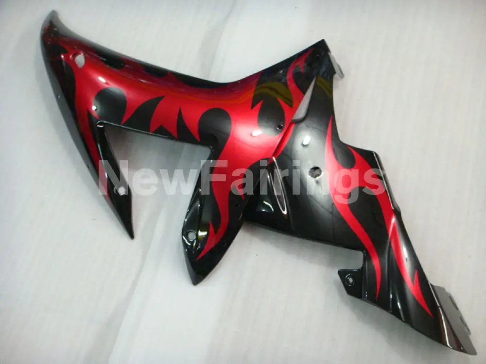 Black Red Flame - YZF-R1 02-03 Fairing Kit - Vehicles &