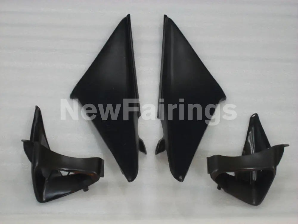 Black and Silver Fire - CBR600RR 03-04 Fairing Kit -