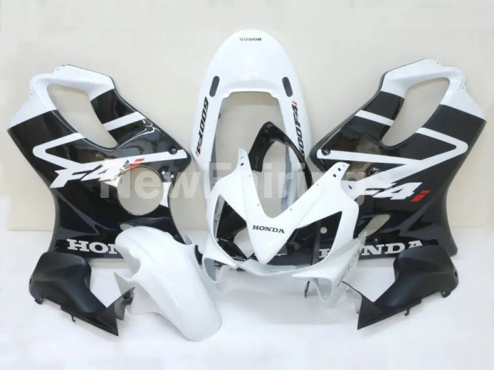 Black and White Factory Style - CBR600 F4i 04-06 Fairing Kit