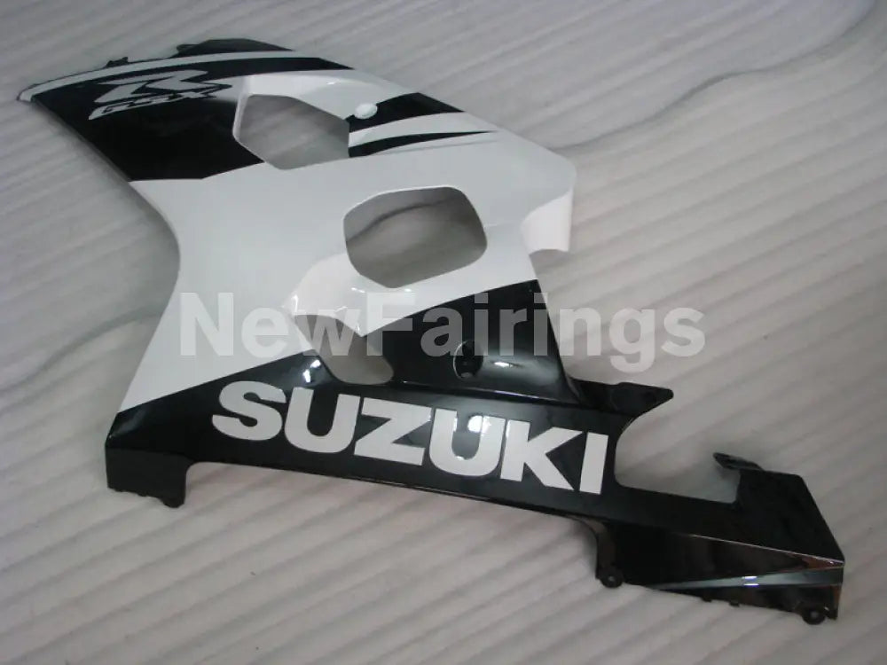 Black and White Factory Style - GSX-R600 04-05 Fairing Kit -