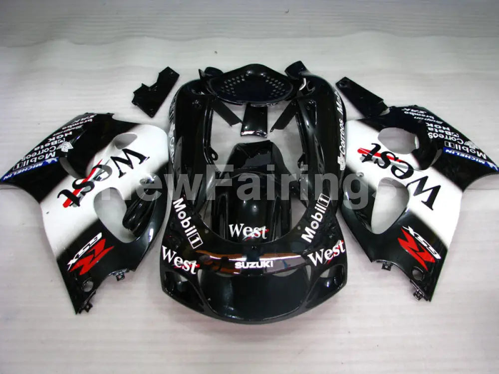 Black and White West - GSX-R750 96-99 Fairing Kit