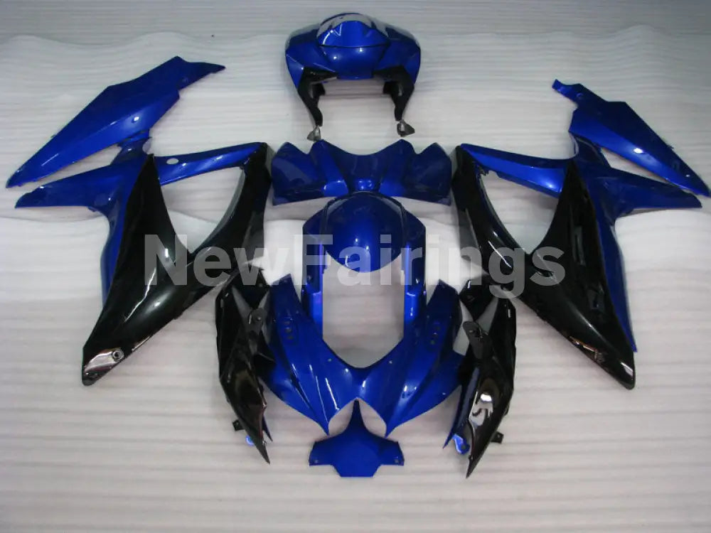 Blue and Black No decals - GSX-R600 08-10 Fairing Kit