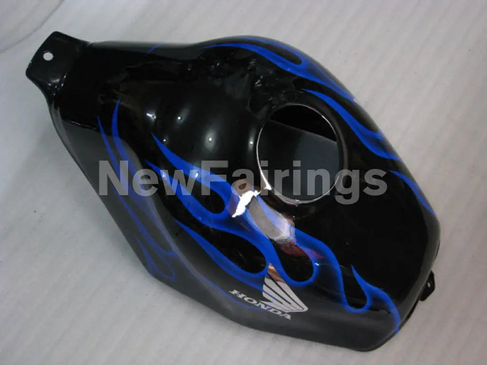 Blue and Black Red Flame - CBR600 F2 91-94 Fairing Kit -