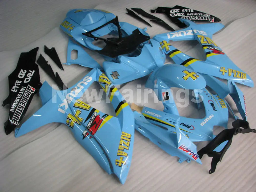 Blue and Black Rizla - GSX-R600 08-10 Fairing Kit