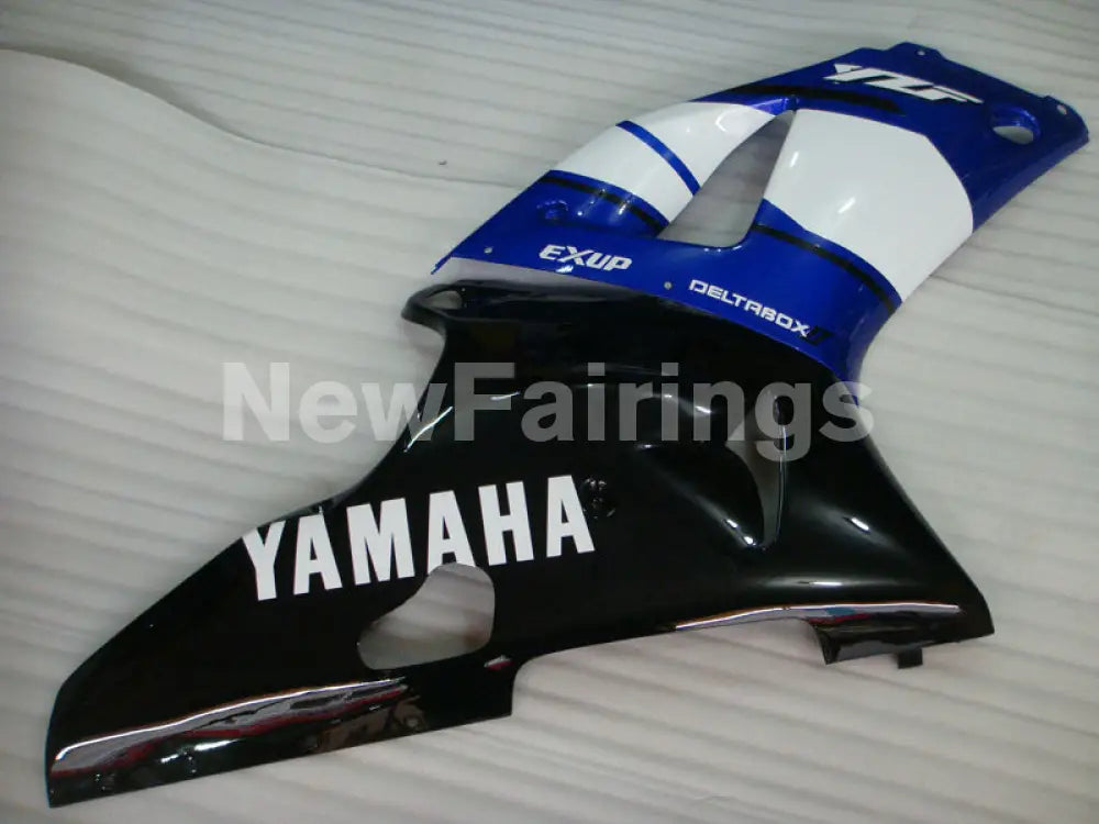 Blue and Black White Factory Style - YZF-R1 00-01 Fairing