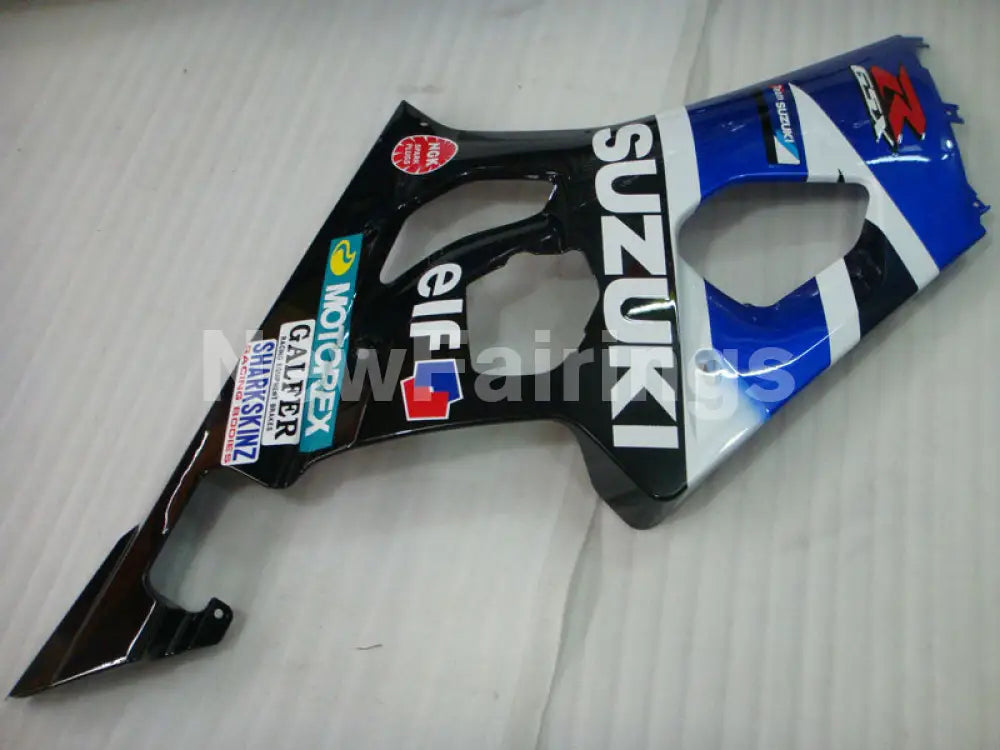 Blue and Black White MOTOREX - GSX - R1000 03 - 04 Fairing