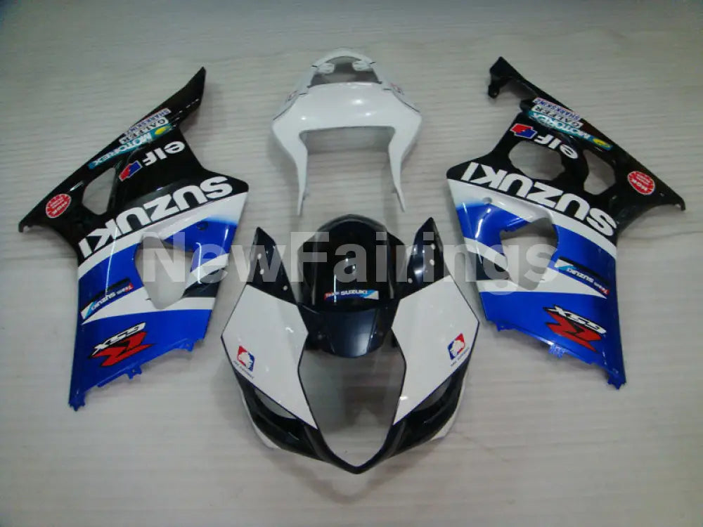 Blue and Black White MOTOREX - GSX - R1000 03 - 04 Fairing