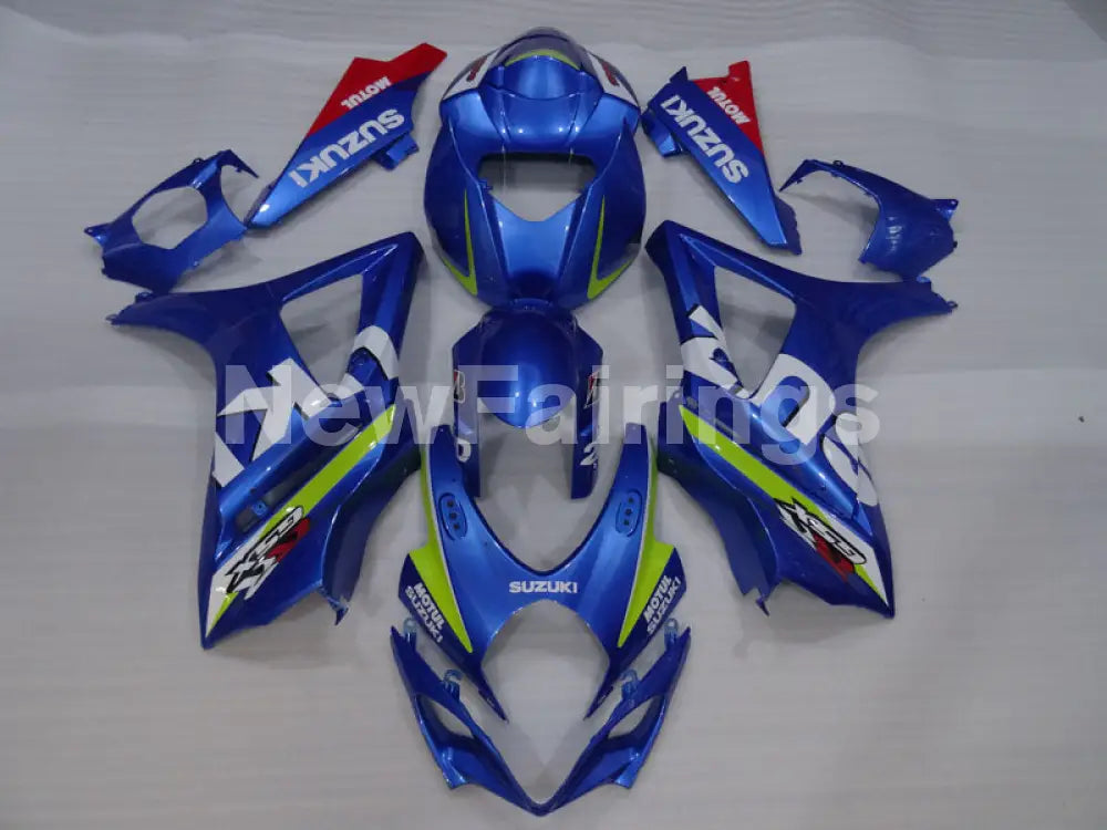 Blue and Green Factory Style - GSX - R1000 07 - 08 Fairing