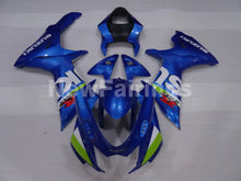 Laden Sie das Bild in den Galerie-Viewer, Blue and Green Factory Style - GSX-R750 11-24 Fairing Kit