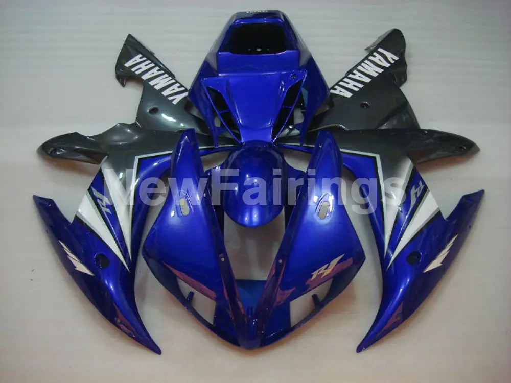 Blue and Grey Factory Style - YZF-R1 02-03 Fairing Kit