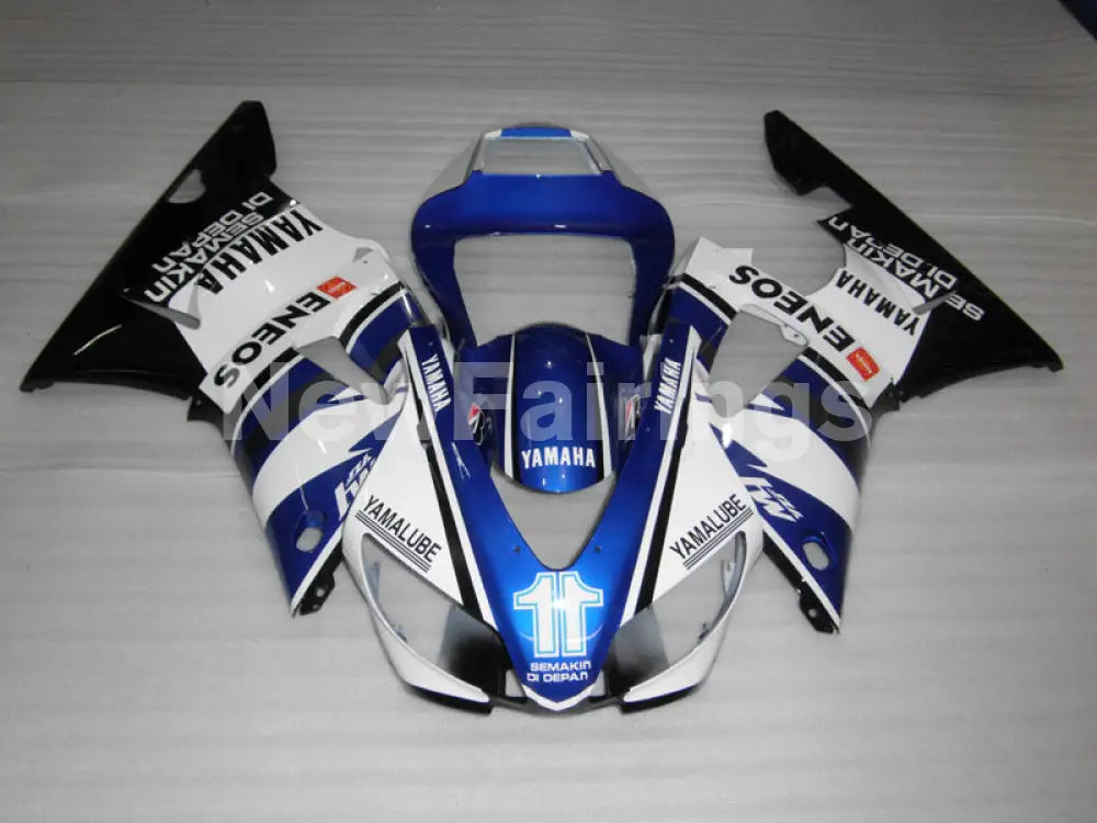 Blue and White Black ENEOS - YZF-R1 98-99 Fairing Kit