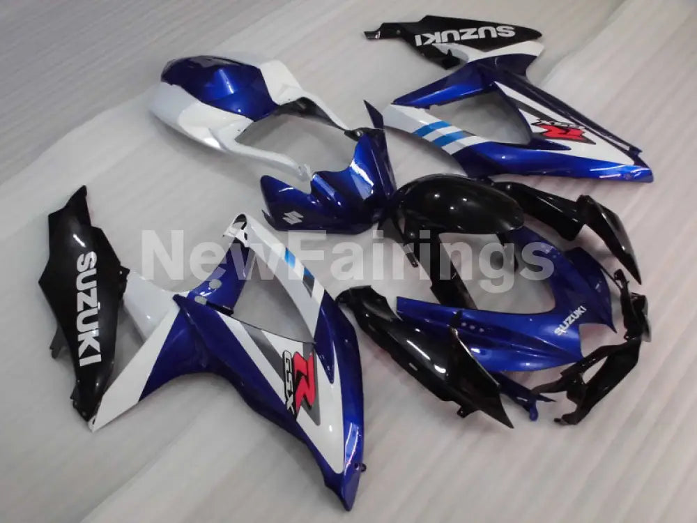 Blue and White Black Factory Style - GSX-R750 08-10 Fairing