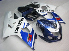 Laden Sie das Bild in den Galerie-Viewer, Blue and White Factory Style - GSX-R750 04-05 Fairing Kit