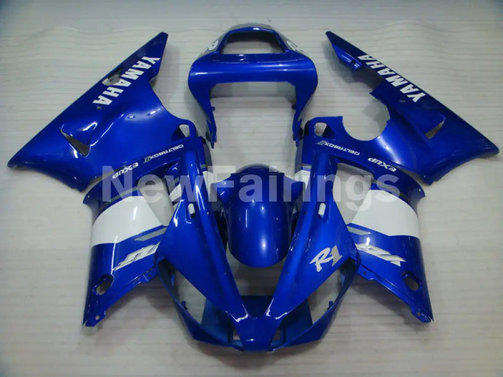 Blue and White Factory Style - YZF-R1 98-99 Fairing Kit