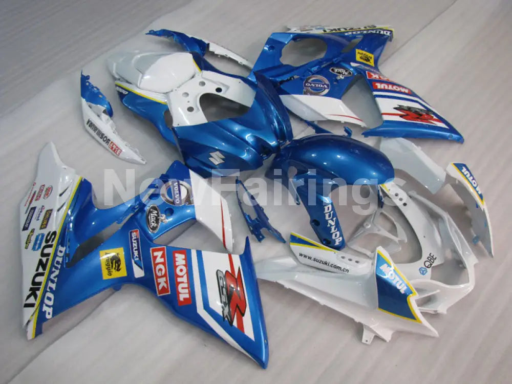 Blue and White MOTUL - GSX - R1000 09 - 16 Fairing Kit