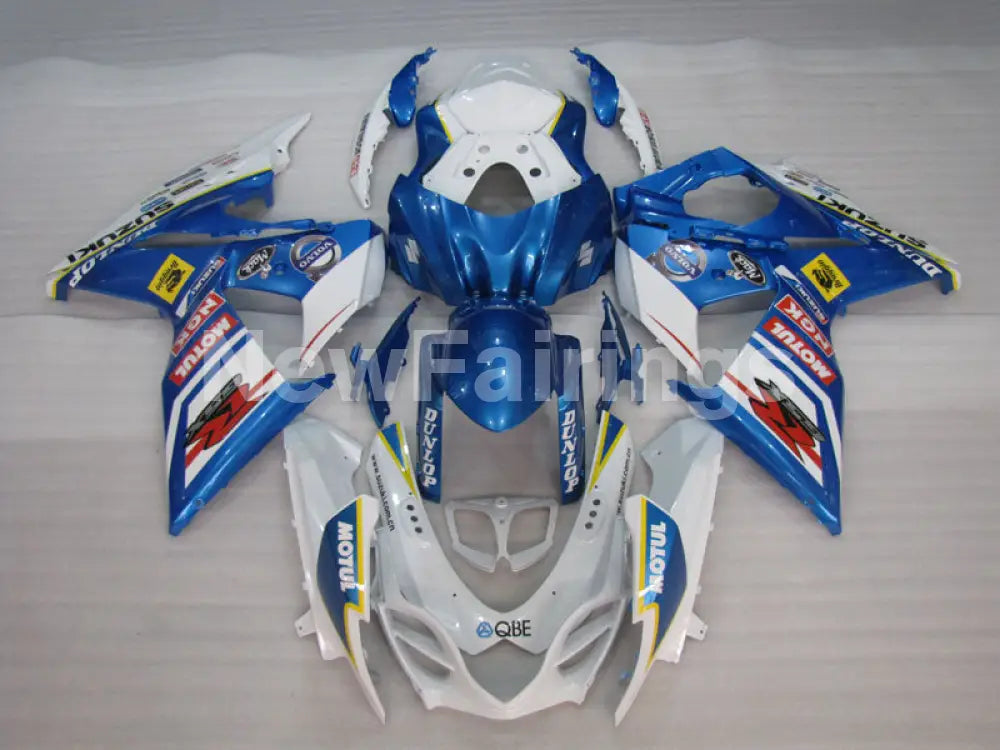 Blue and White MOTUL - GSX - R1000 09 - 16 Fairing Kit