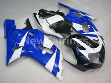 Laden Sie das Bild in den Galerie-Viewer, Blue and White No decals - GSX-R600 01-03 Fairing Kit -