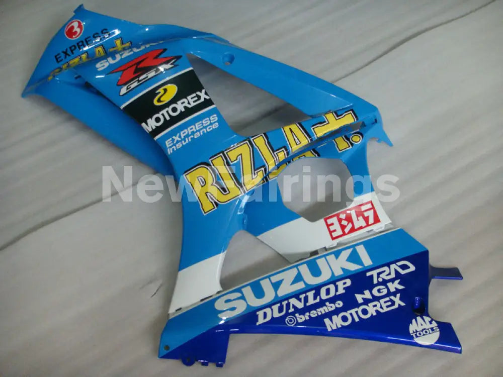 Blue and White Rizla - GSX - R1000 07 - 08 Fairing Kit