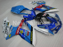 Laden Sie das Bild in den Galerie-Viewer, Blue and White ROCKSTAR - GSX-R600 08-10 Fairing Kit