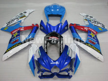 Laden Sie das Bild in den Galerie-Viewer, Blue and White ROCKSTAR - GSX-R600 08-10 Fairing Kit