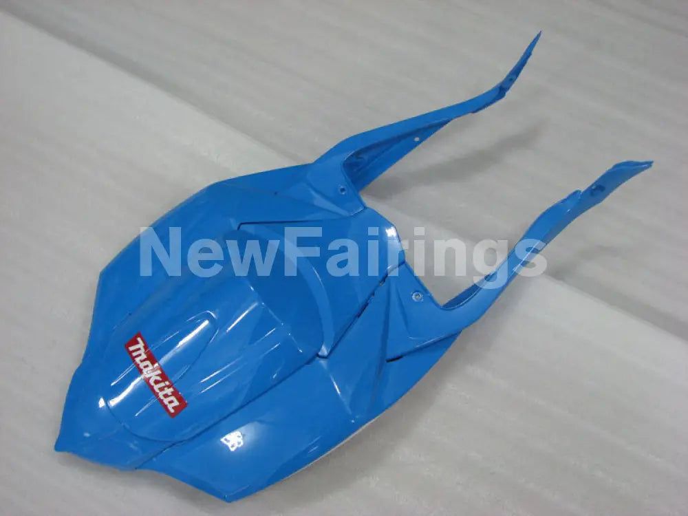 Blue and White ROCKSTAR - GSX-R600 08-10 Fairing Kit