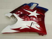 Laden Sie das Bild in den Galerie-Viewer, Blue and Wine Red Star - CBR600 F2 91-94 Fairing Kit -