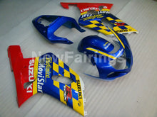 Laden Sie das Bild in den Galerie-Viewer, Blue and Yellow Red Movistar - GSX-R600 01-03 Fairing Kit -