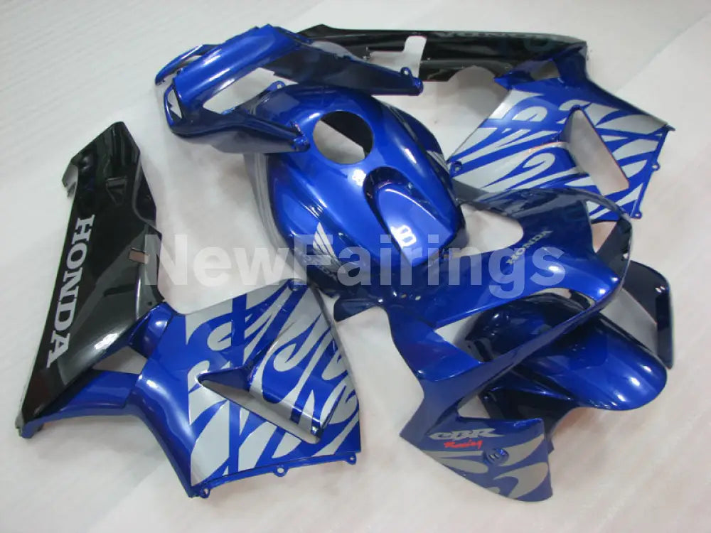 Blue and Black Fire - CBR600RR 03-04 Fairing Kit - Vehicles