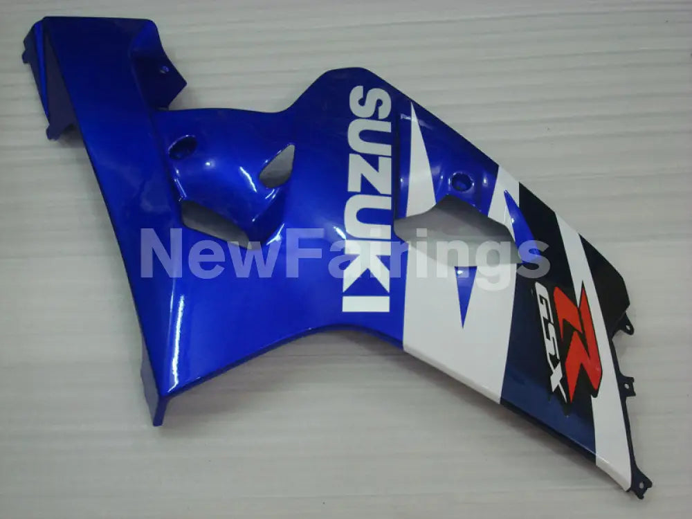 Blue Black White Factory Style - GSX-R750 04-05 Fairing Kit