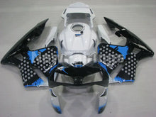 Laden Sie das Bild in den Galerie-Viewer, Blue Black and White Motorcycle - CBR600RR 03-04 Fairing Kit