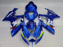 Laden Sie das Bild in den Galerie-Viewer, Blue and Green Factory Style - GSX-R600 06-07 Fairing Kit