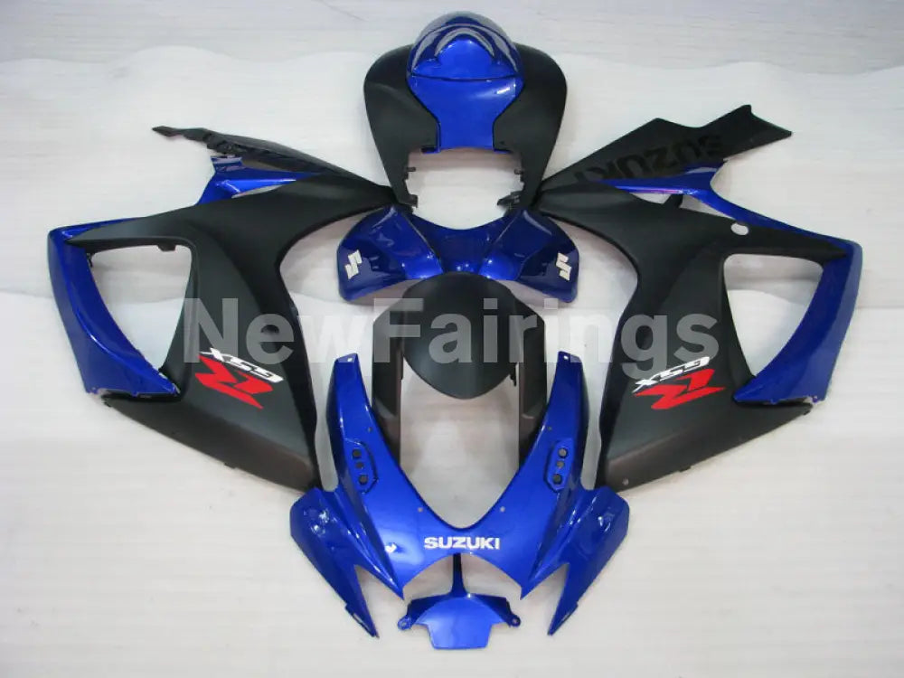 Blue and Matte Black Factory Style - GSX-R600 06-07 Fairing