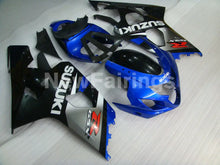 Laden Sie das Bild in den Galerie-Viewer, Blue and Silver Black Factory Style - GSX-R600 04-05 Fairing