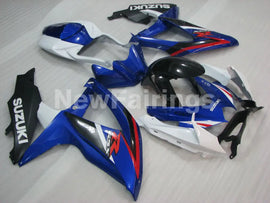 Blue White and Black Factory Style - GSX-R600 08-10 Fairing Kit