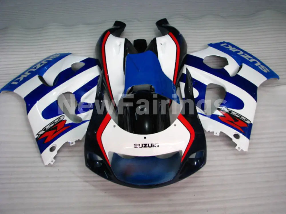 Blue White and Red Factory Style - GSX-R600 96-00 Fairing