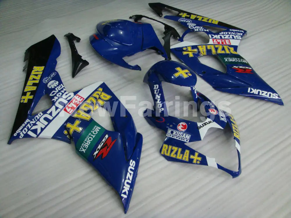 Blue and White Black Rizla - GSX - R1000 05 - 06 Fairing