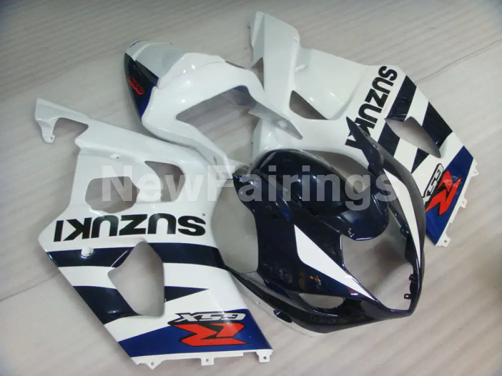 Blue White Factory Style - GSX - R1000 03 - 04 Fairing Kit