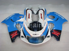 Laden Sie das Bild in den Galerie-Viewer, Blue White Factory Style - GSX-R600 96-00 Fairing Kit -