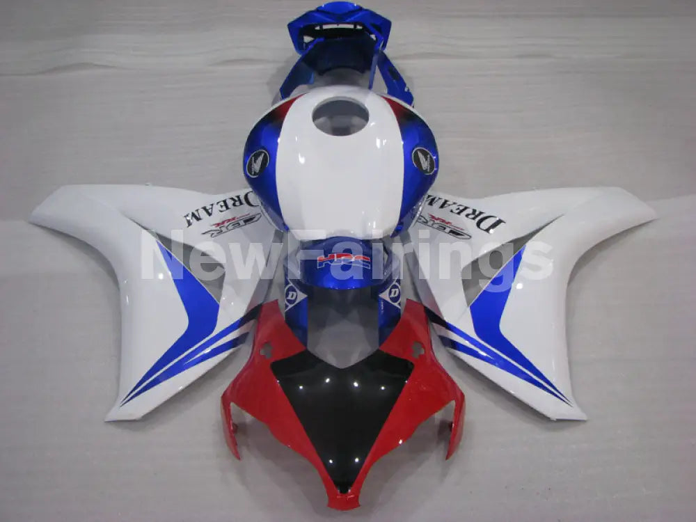 Blue and White Red Factory Style - CBR1000RR 08-11 Fairing