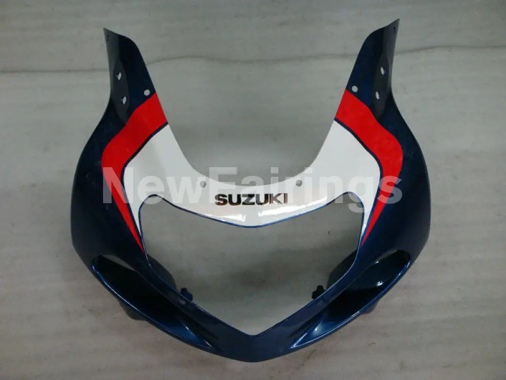 Blue and White Red Factory Style - GSX-R600 01-03 Fairing