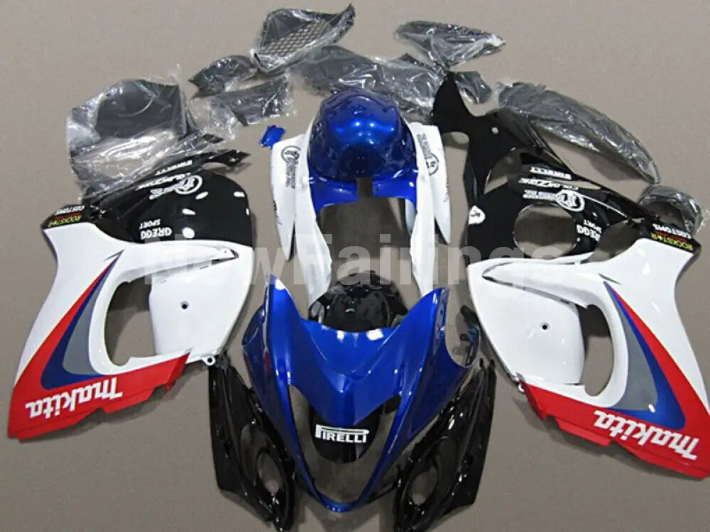 Blue White Red Factory Style - GSX1300R Hayabusa 08-20