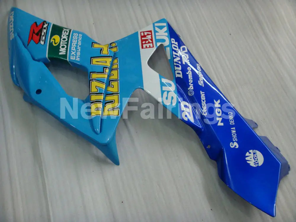 Blue and White Rizla - GSX - R1000 05 - 06 Fairing Kit