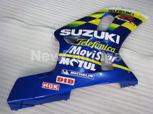 Laden Sie das Bild in den Galerie-Viewer, Blue and Yellow Movistar - GSX-R600 01-03 Fairing Kit -