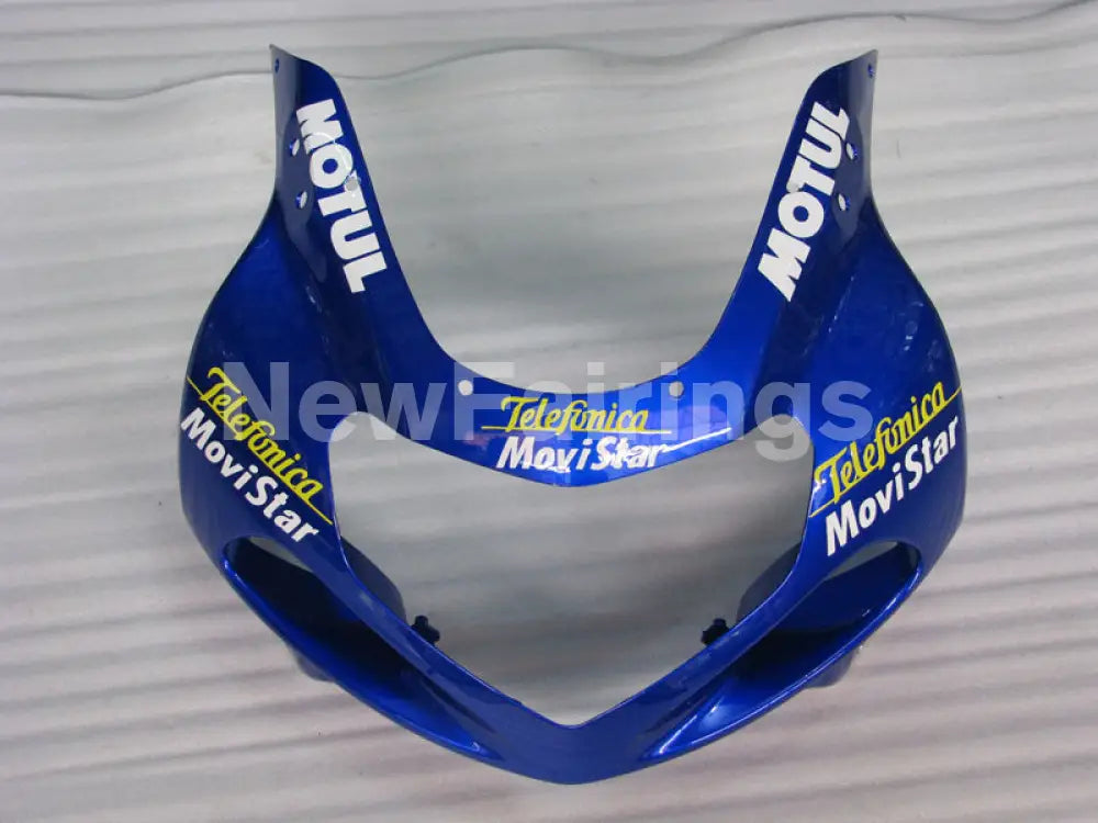 Blue and Yellow Movistar - GSX-R600 01-03 Fairing Kit -