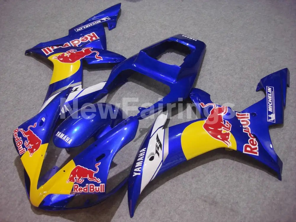 Blue Yellow Red Bull - YZF-R1 02-03 Fairing Kit - Vehicles